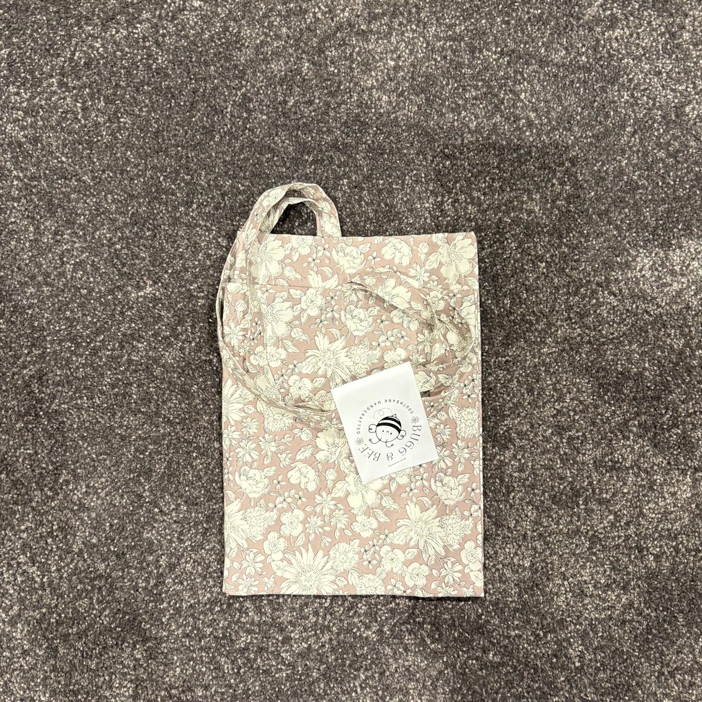 Dusty Purple Floral Tote Bag