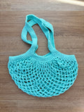 Aqua Mesh Market Bag