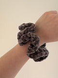 Evening Crochet Scrunchie
