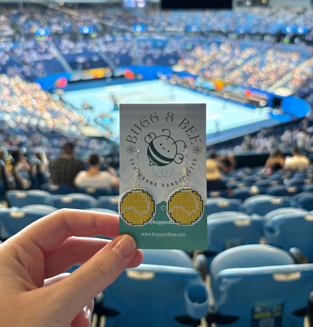 Tennis Ball Earrings