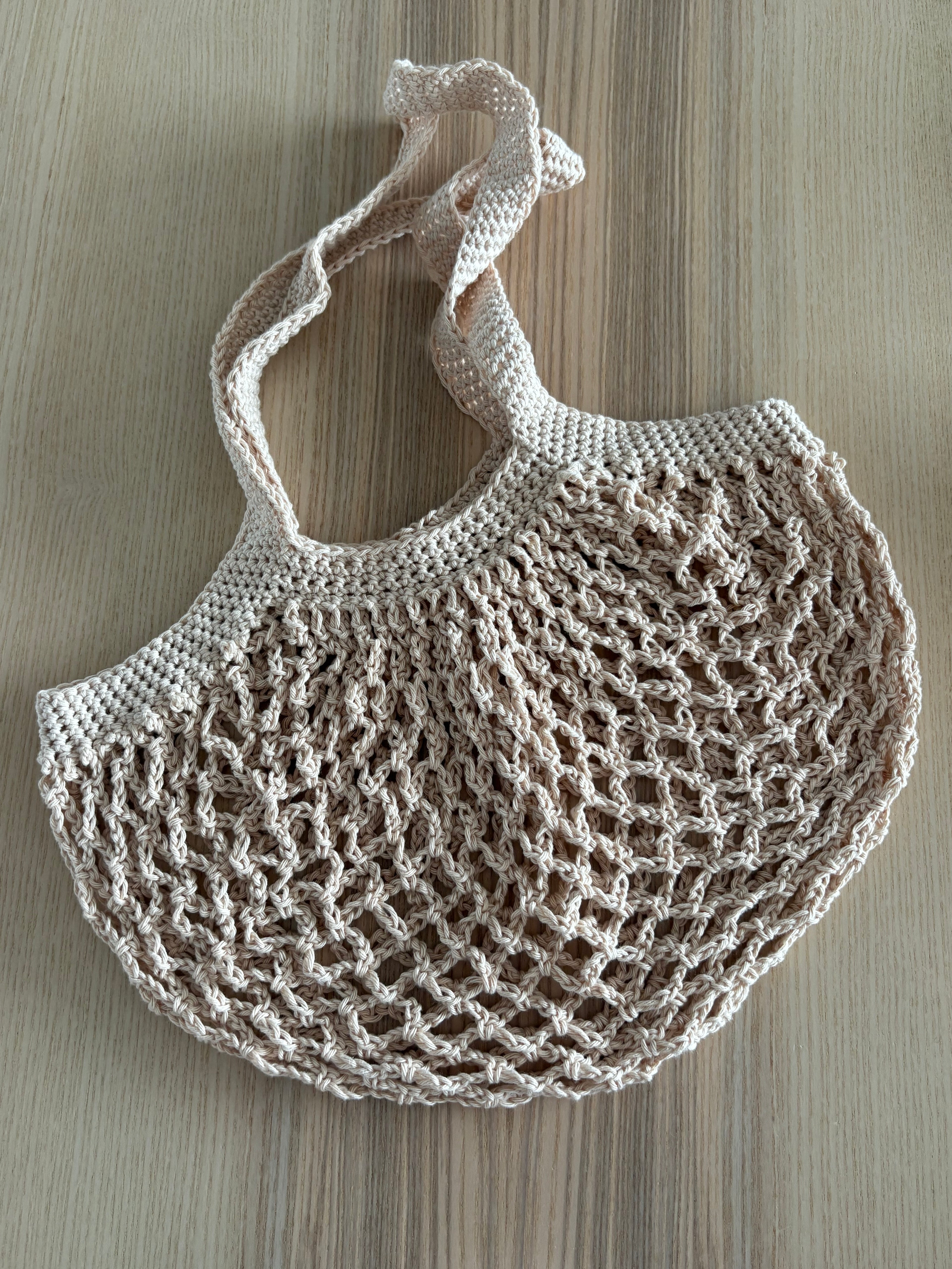 Natural Mesh Market Bag