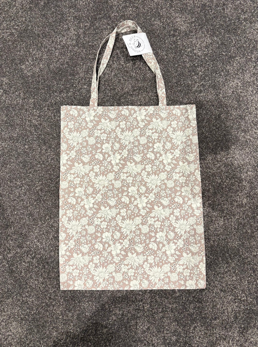 Dusty Purple Floral Tote Bag