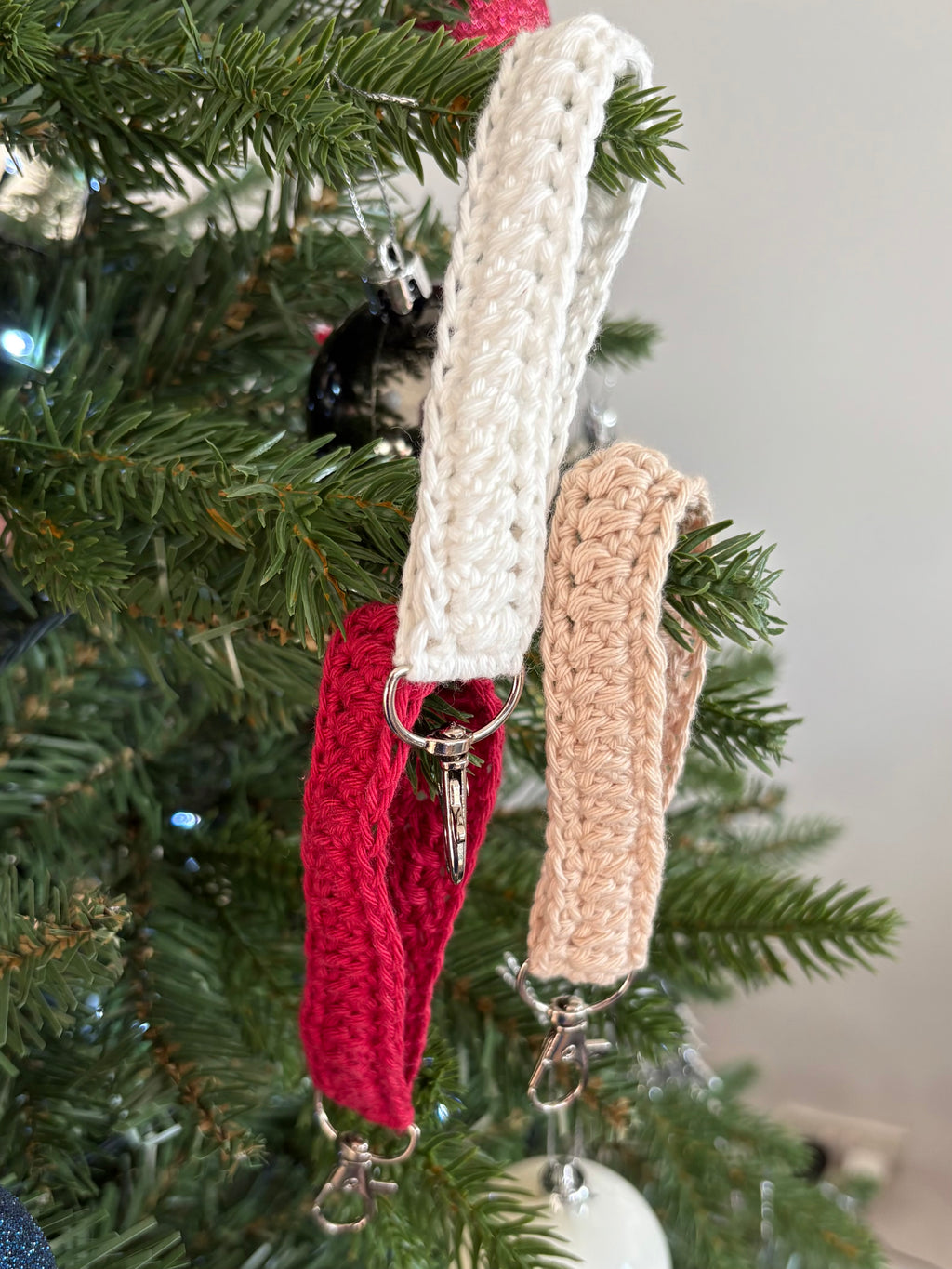 Christmas Red Wristlet