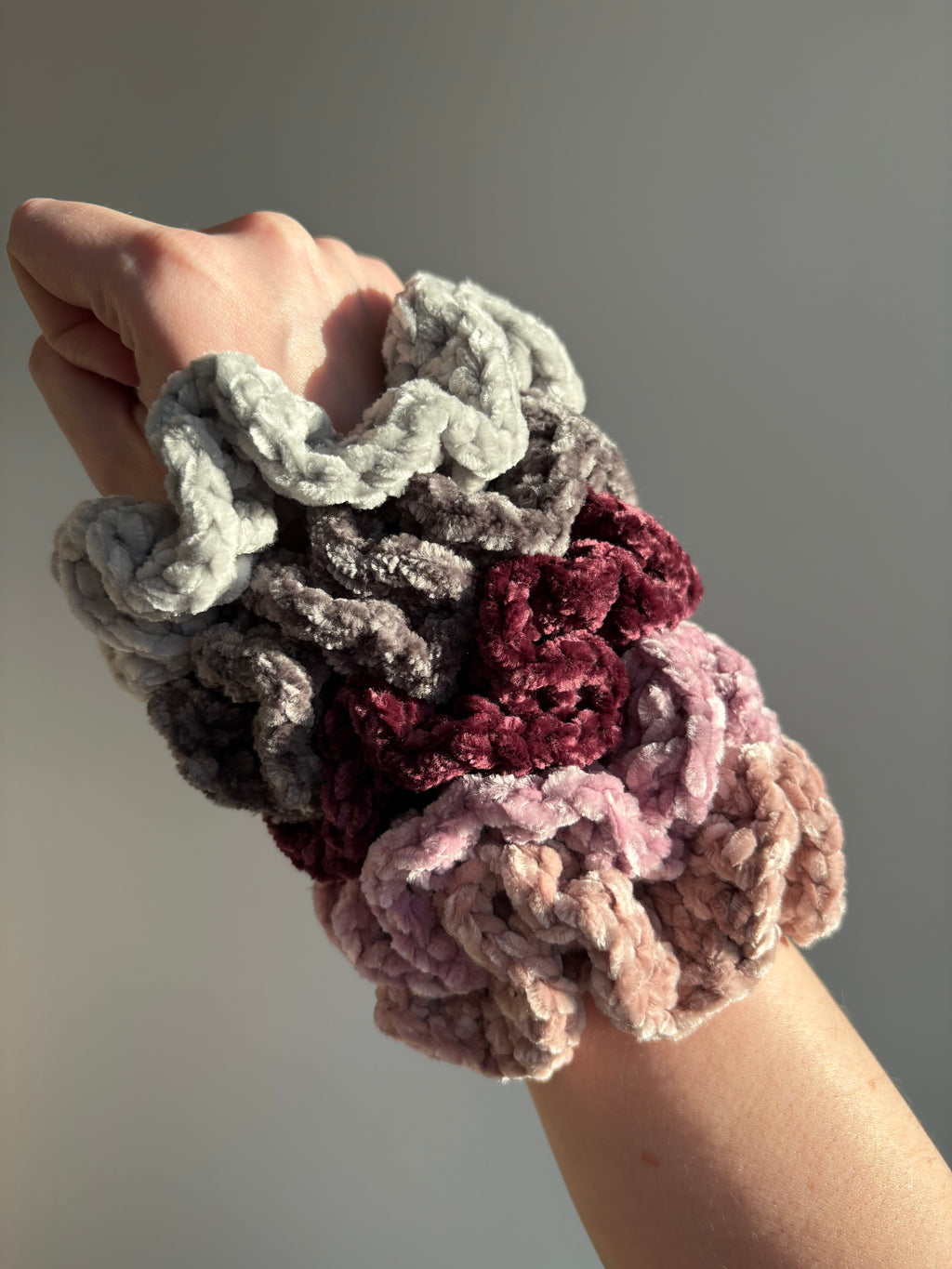 Moonbeam Crochet Scrunchie