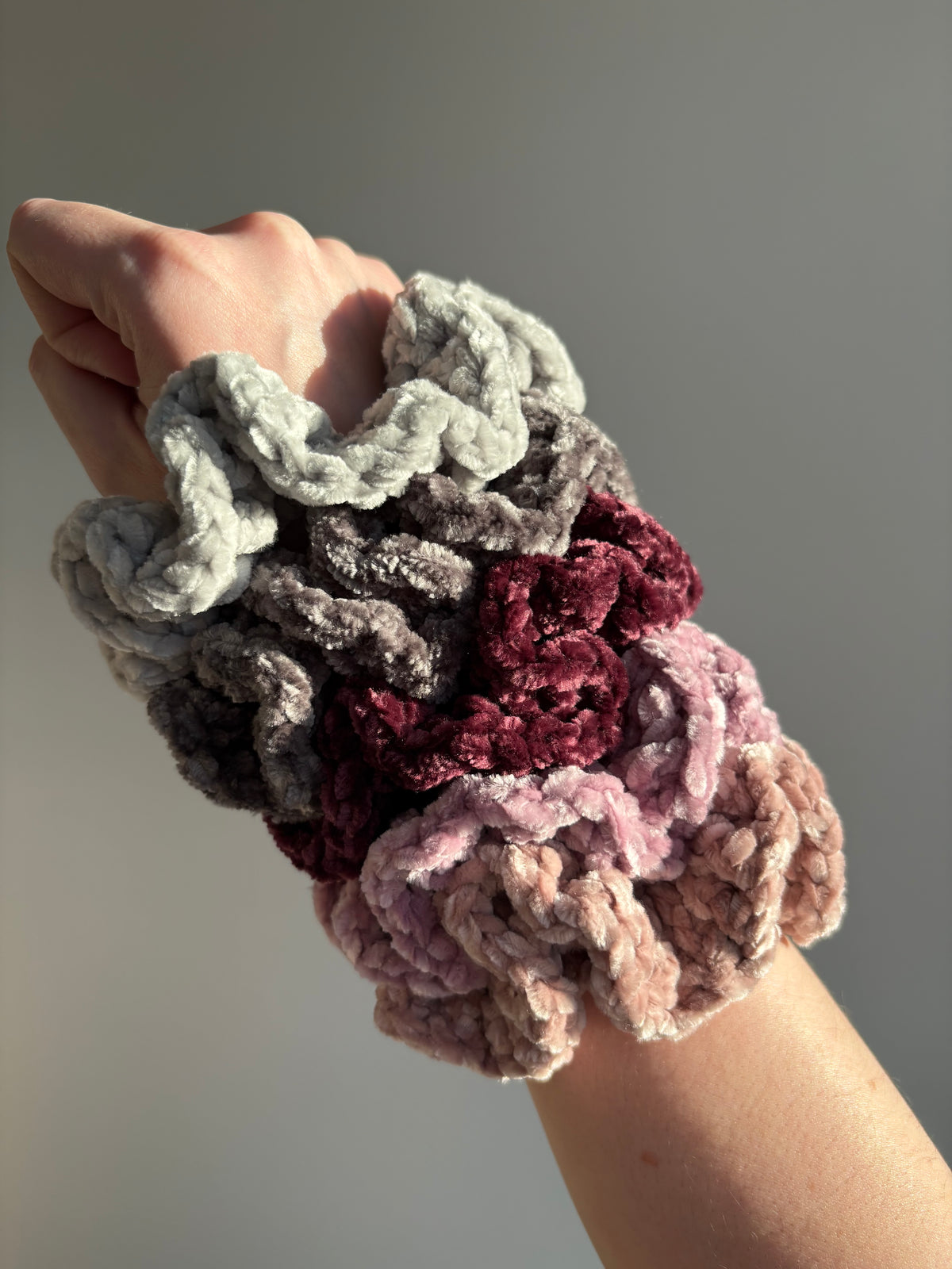Dust Crochet Scrunchie