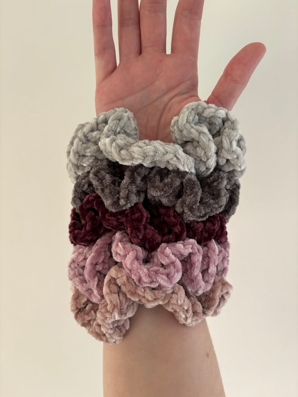 Moonbeam Crochet Scrunchie