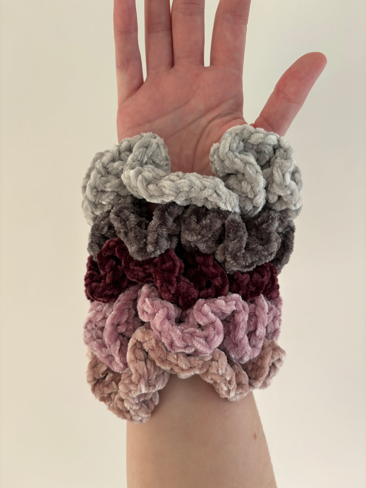 Dust Crochet Scrunchie