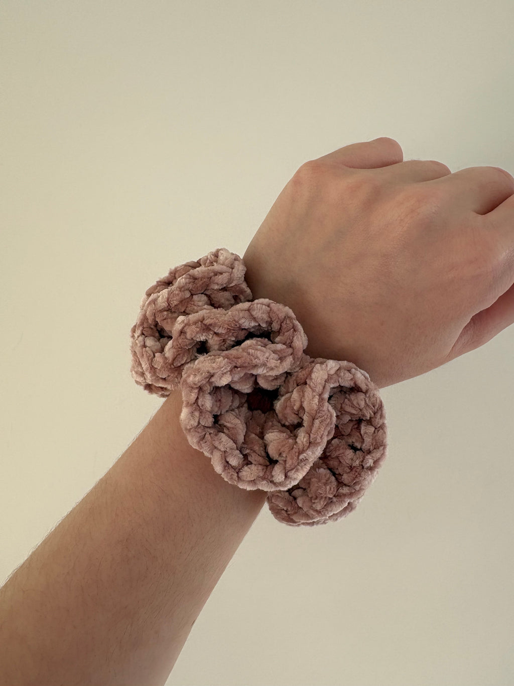 Dust Crochet Scrunchie