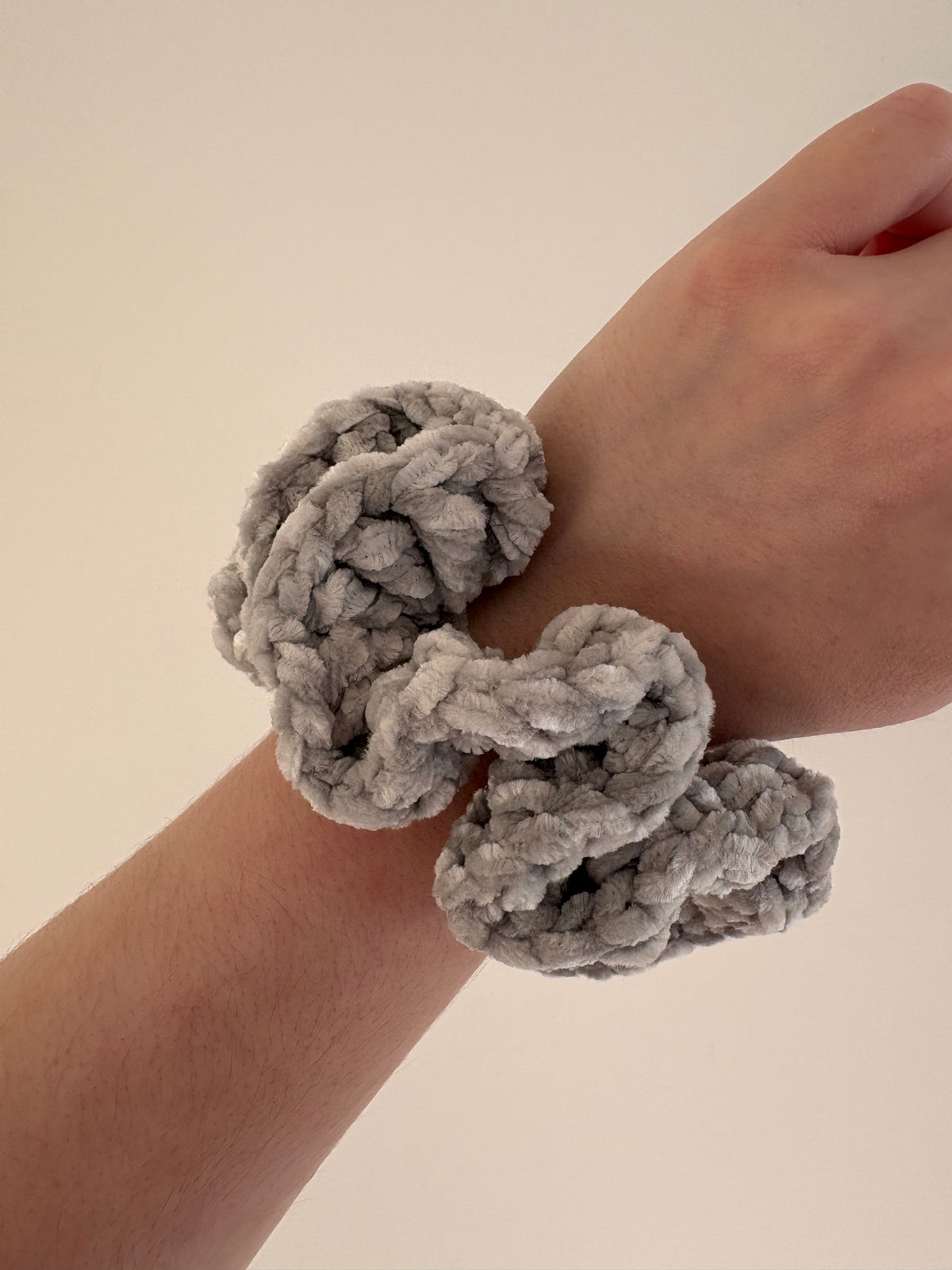 Moonbeam Crochet Scrunchie