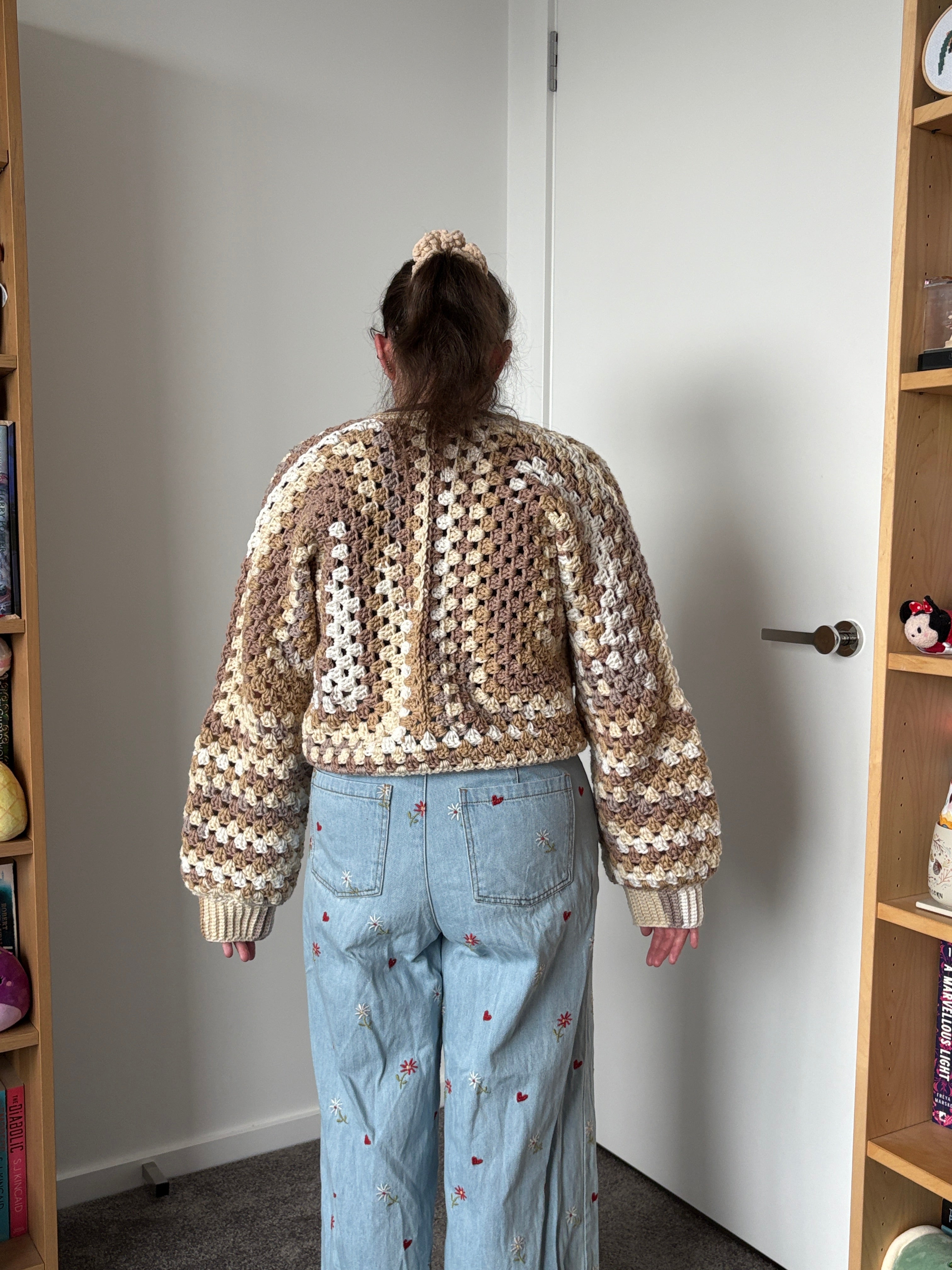 Small Neutrals Crochet Cardigan