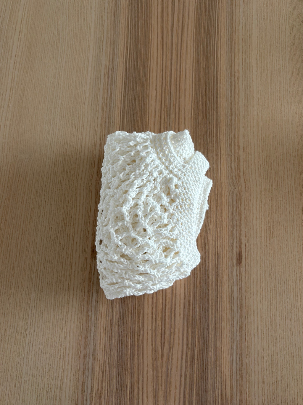 White Mesh Market Bag