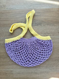 Sunshine & Lavender Mesh Market Bag