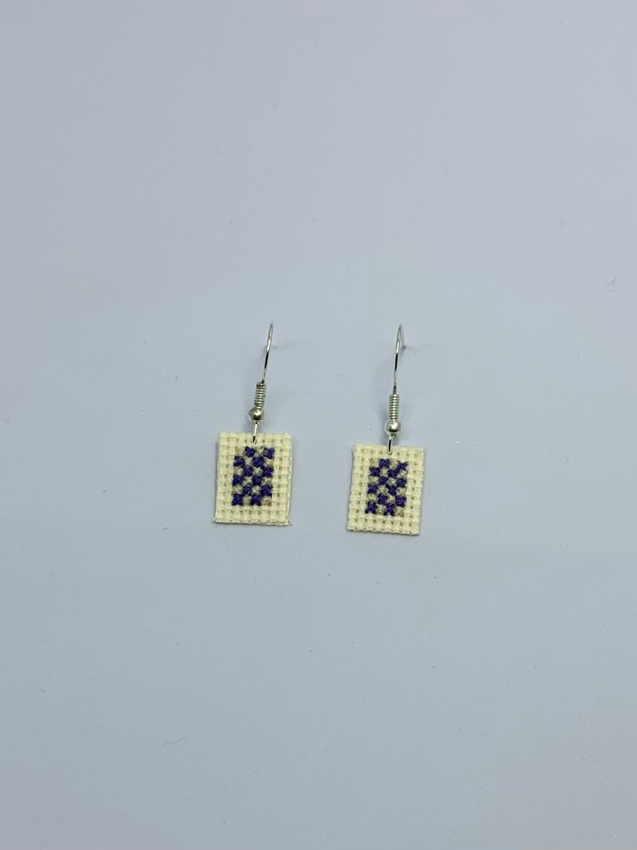 Mini Cross Stitch Earrings