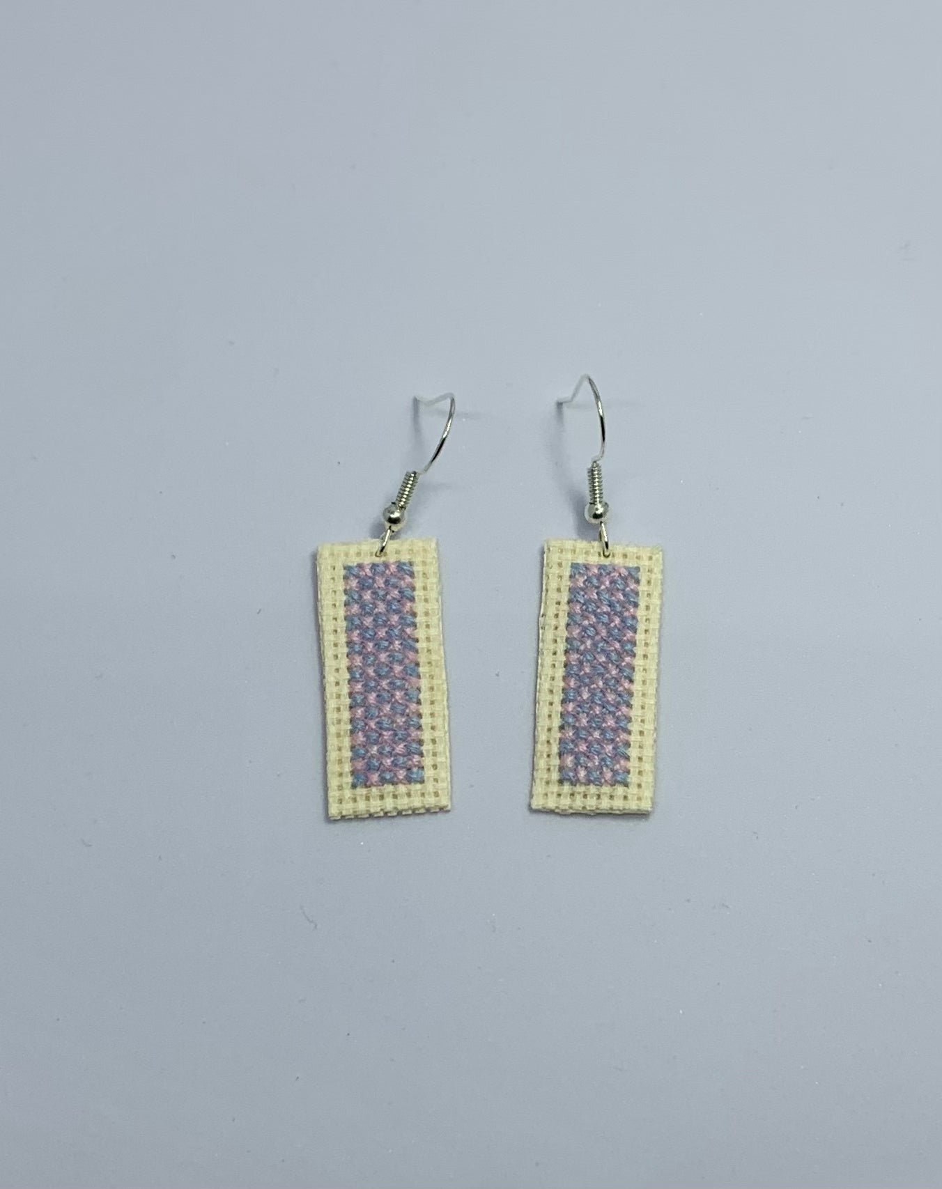 Mini Cross Stitch Earrings