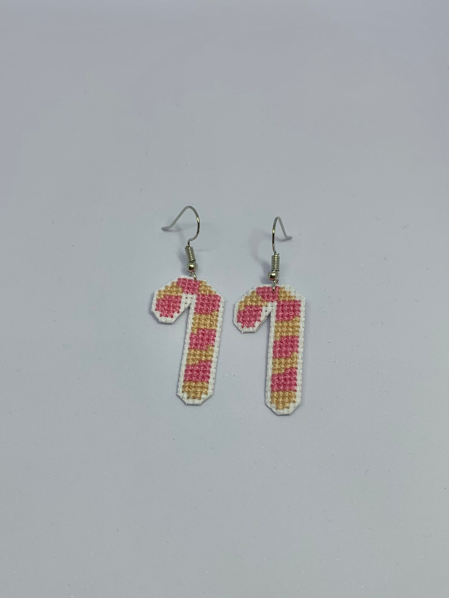 Christmas Cross Stitch Mini Earrings