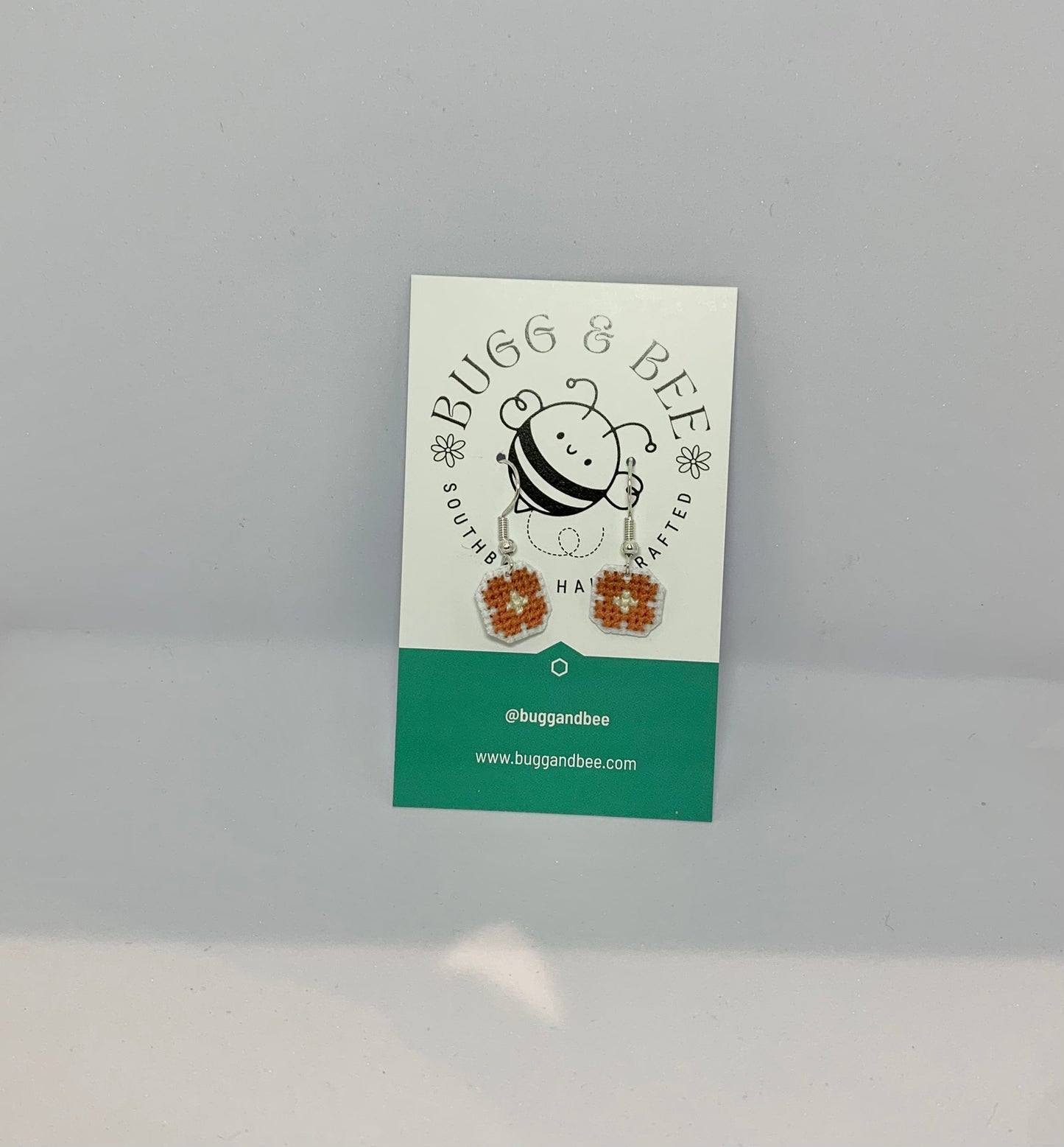 Mini Cross Stitch Earrings