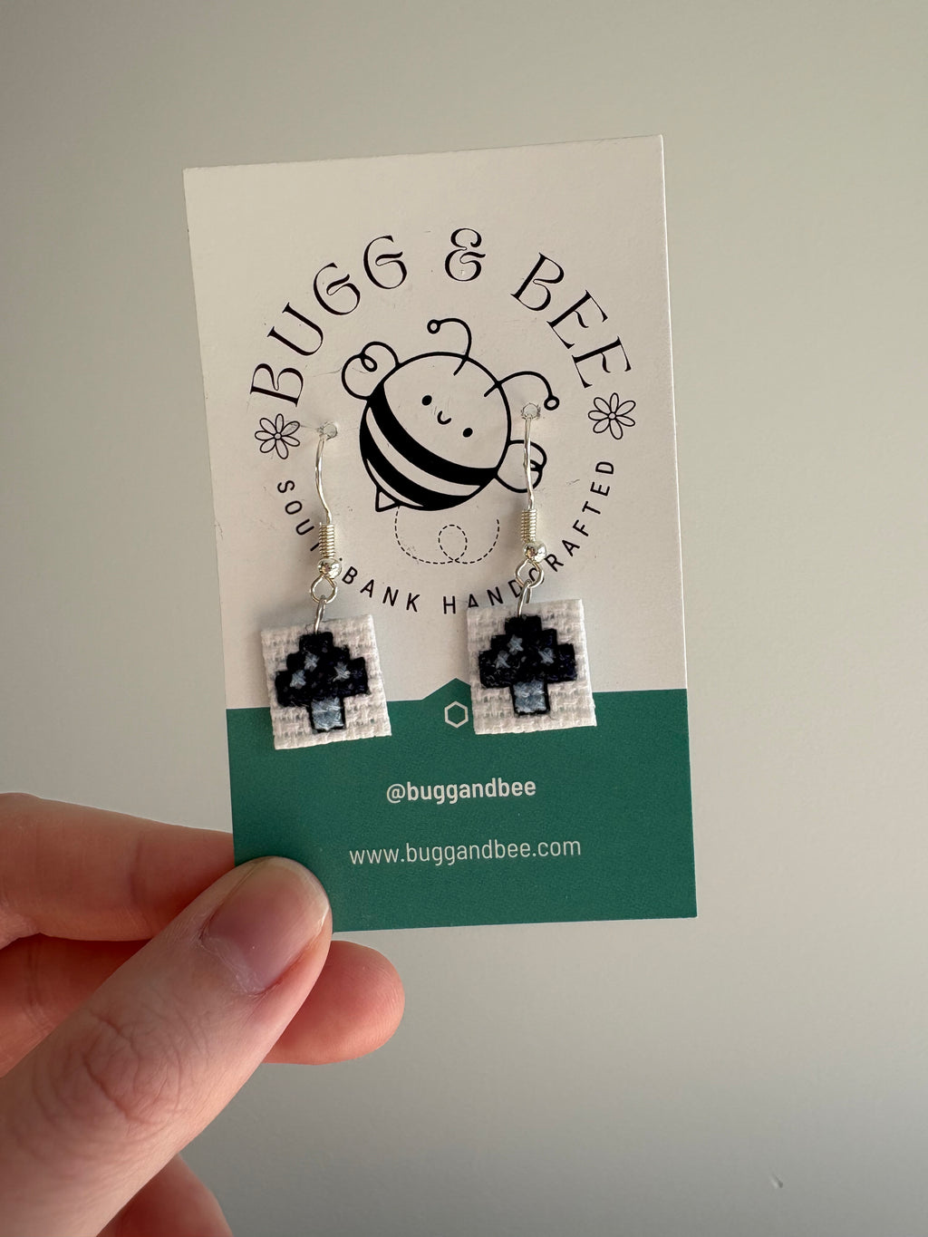 Mini Mushroom Earrings