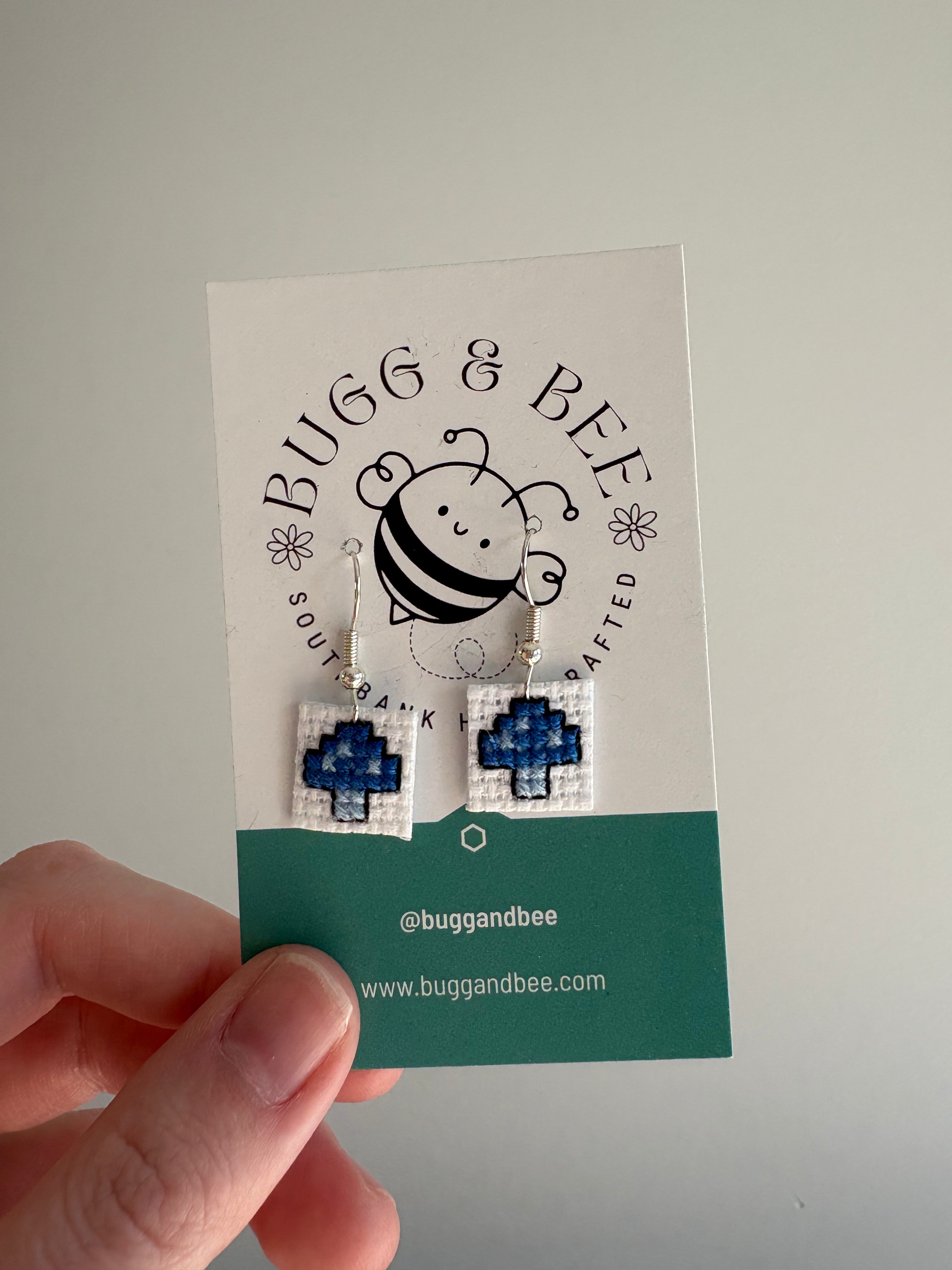 Mini Mushroom Earrings